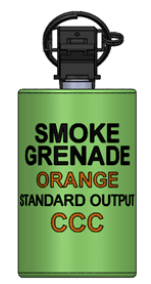 63mm Standard Orange Smoke