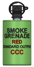 63mm Red Standard Smoke