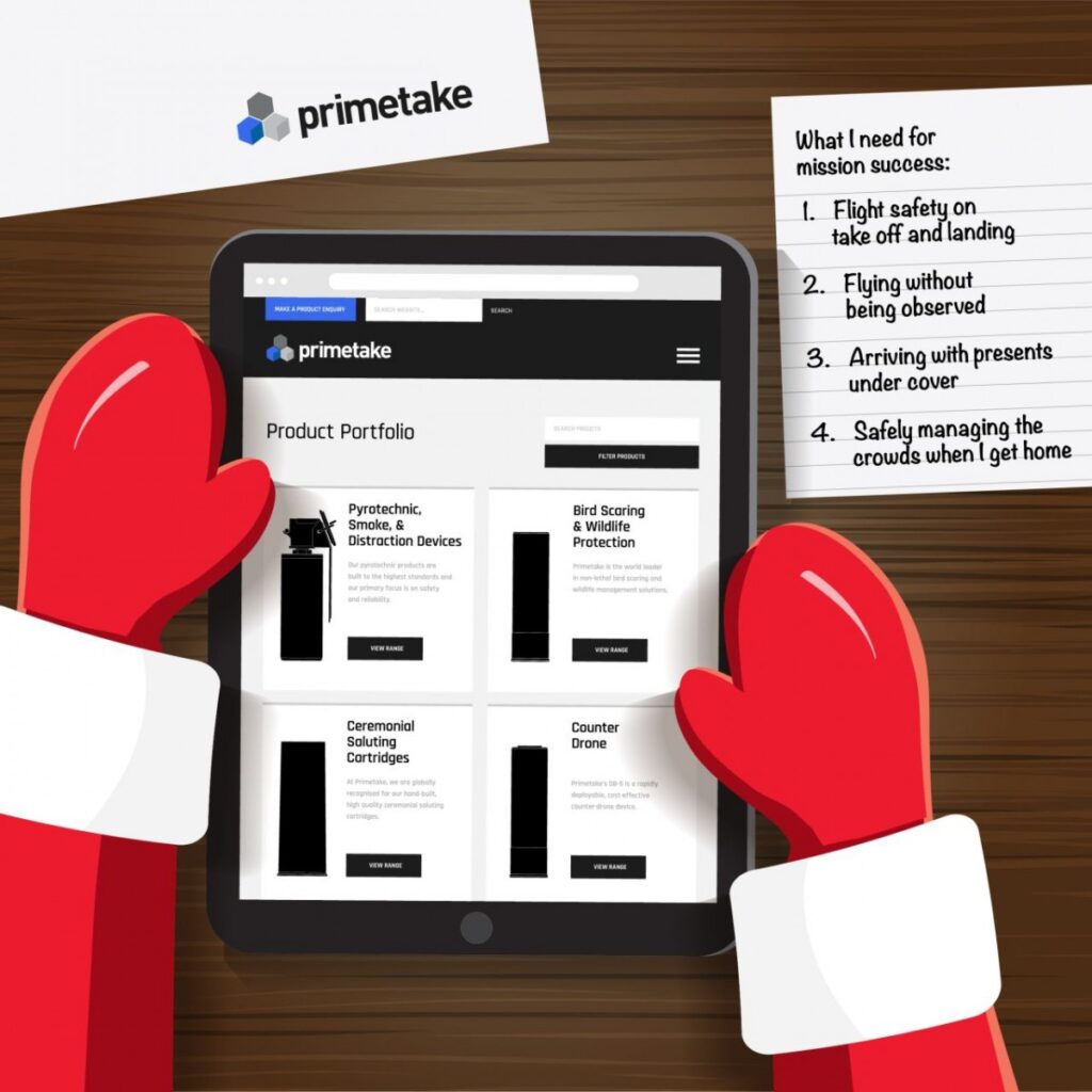 Primetake helps Santa this Christmas